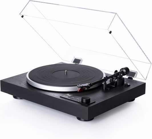 Platine vinyle entièrement automatique Dual CS 429 avec plateau en aluminium moulé sous pression (noir et noyer)
