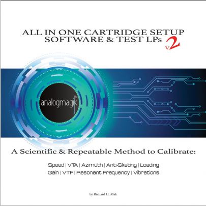 Logiciel de configuration de cartouche tout-en-un AnalogMagik Version 2 et disques vinyles de test