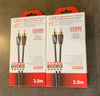 Câble QED Connect RCA vers RCA 2M ou 3M