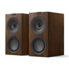 Pair of wooden speakers with black drivers, KEF Concerto Meta Floorstanding Speakers 