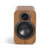 Wooden speaker with black driver, Q Acoustics 3030c Bookshelf Speakers 