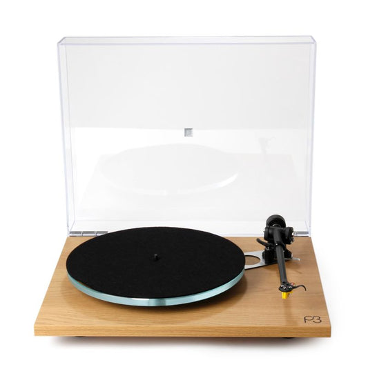 Rega Planar 3 oak Turntable - With Elys2